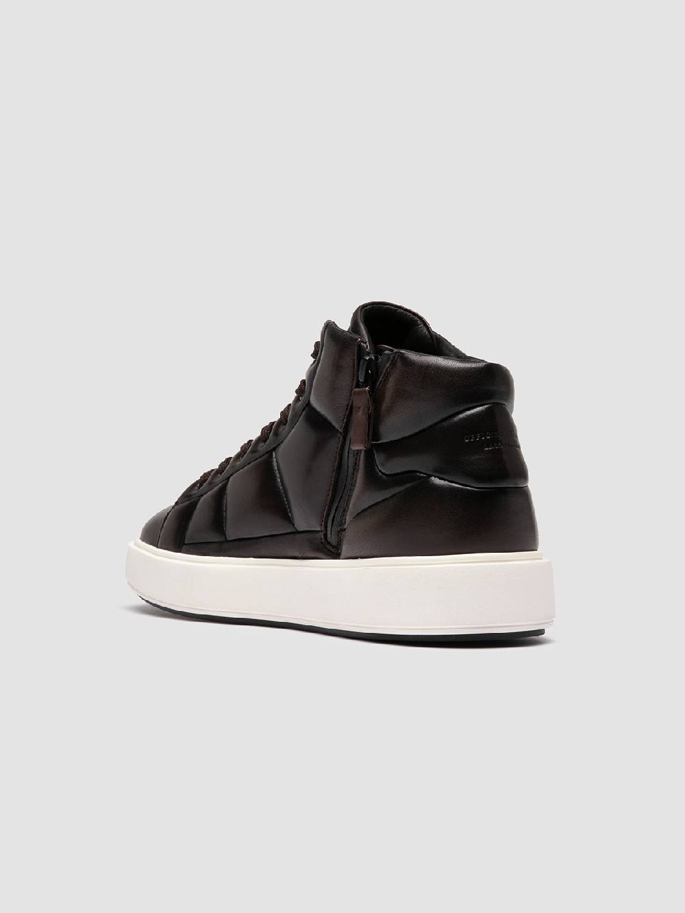Officine Creative LEISURE 002 Sneaker Alte In Pelle Marrone