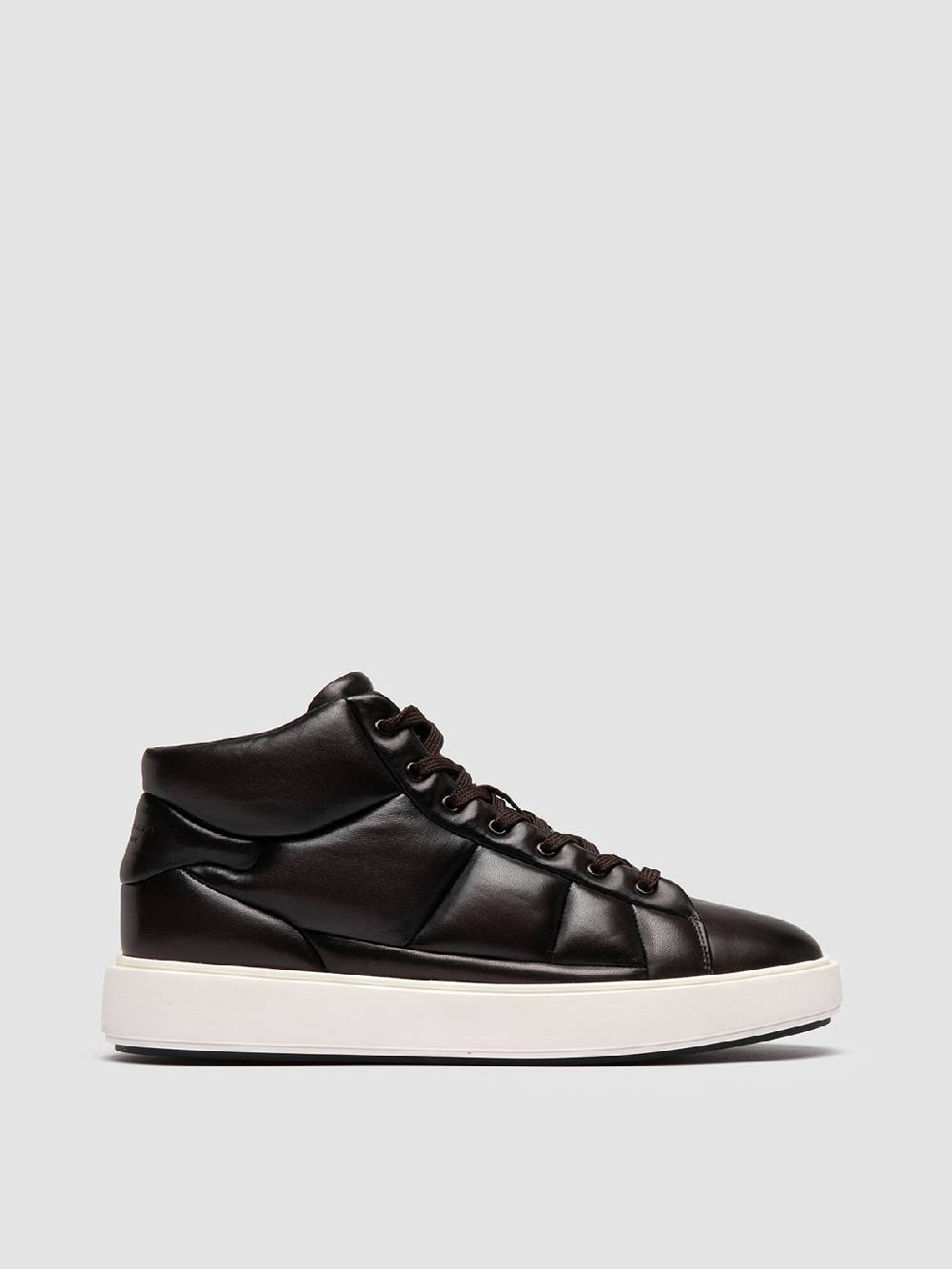 Officine Creative LEISURE 002 Sneaker Alte in Pelle Marrone
