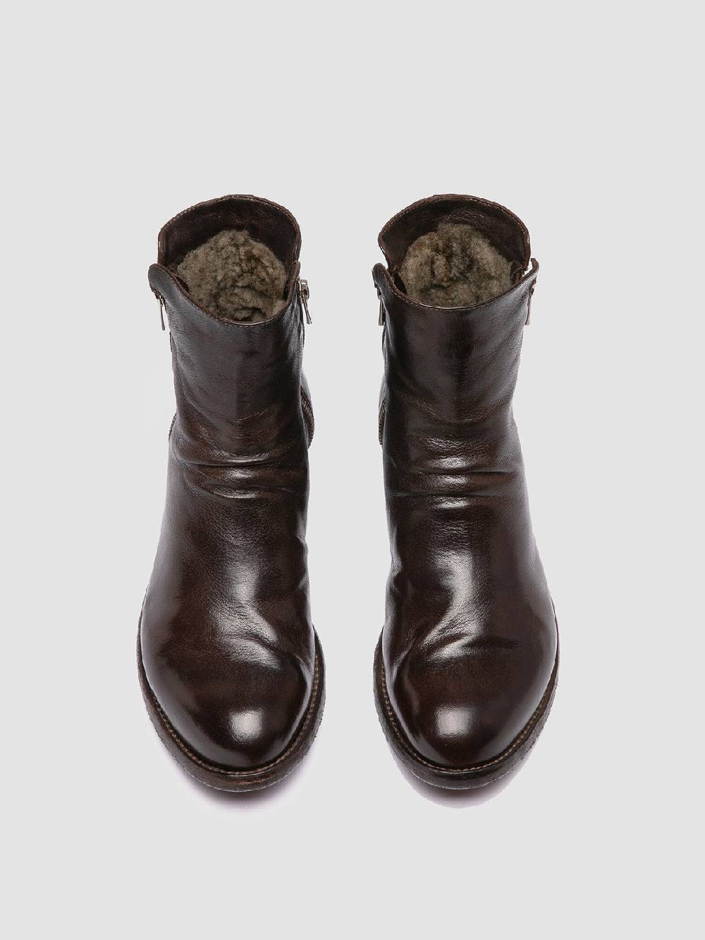 Officine Creative LEXIKON 097 Stivaletti In Pelle Marrone