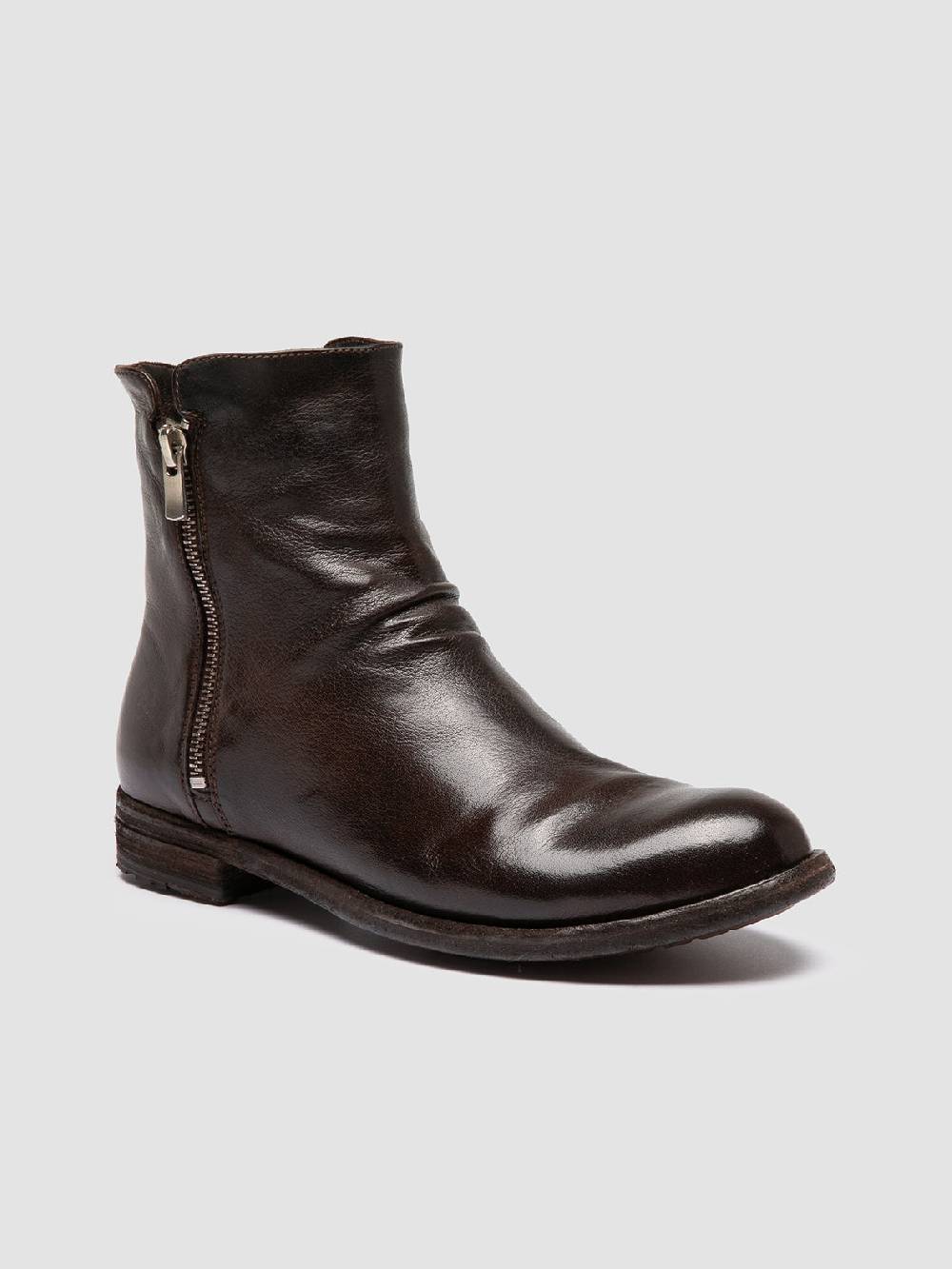 Officine Creative LEXIKON 097 Stivaletti In Pelle Marrone