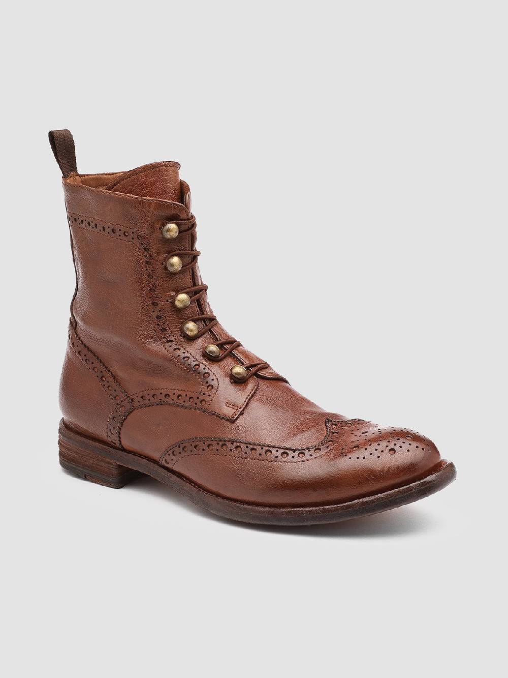 Officine Creative LEXIKON 131 Stivaletti In Pelle Marrone