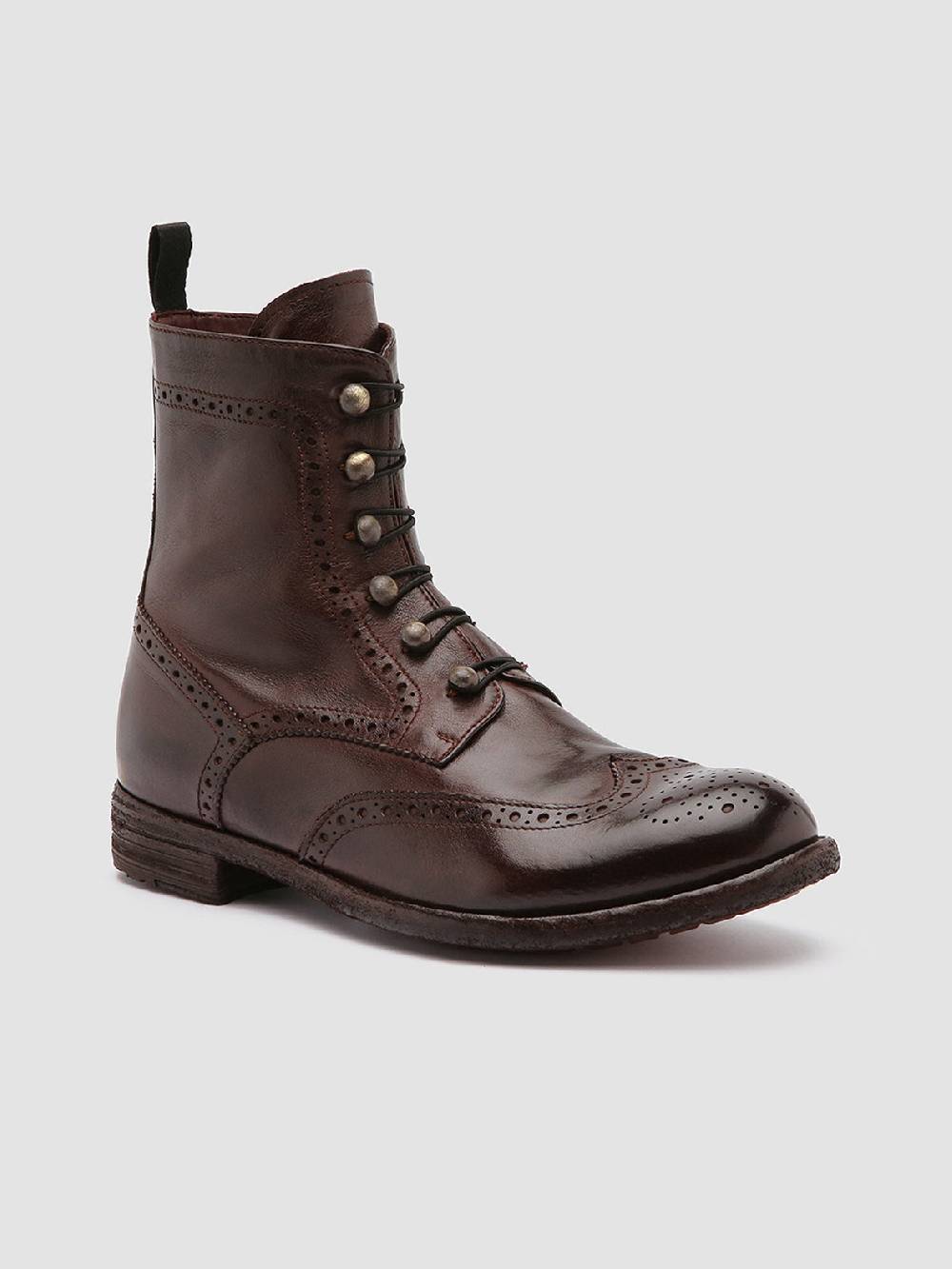 Officine Creative LEXIKON 131 Stivaletti In Pelle Marrone