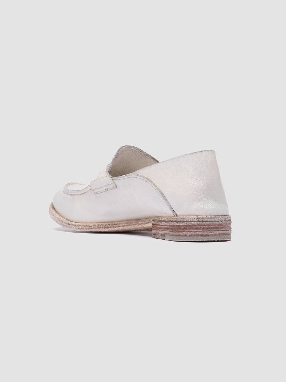 Officine Creative LEXIKON 516 White Leather Loafers