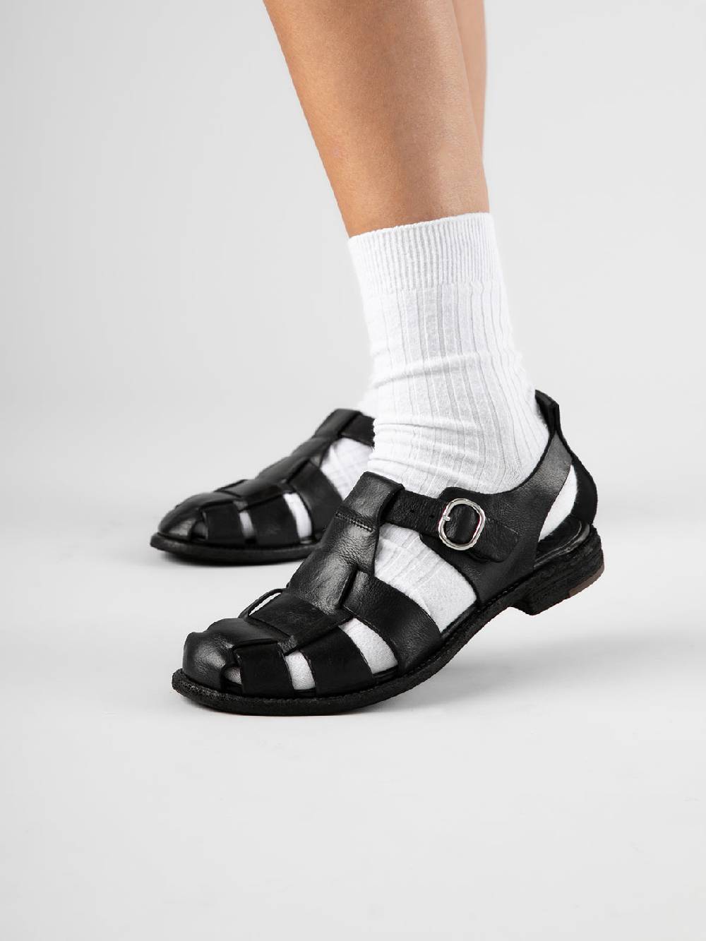 Officine Creative LEXIKON 536 Sandali In Pelle Bianca