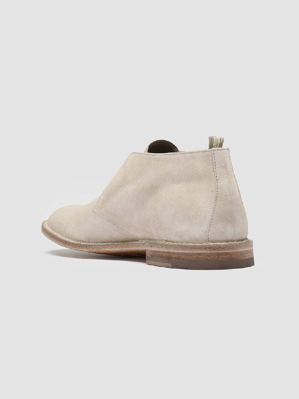 Officine Creative LINZI 008 Polacchine In Pelle Scamosciata Avorio