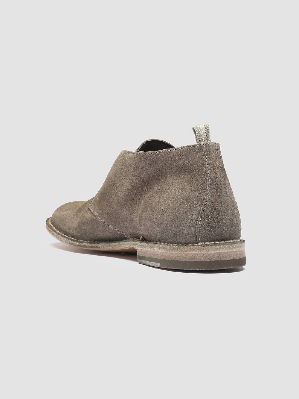 Officine Creative LINZI 008 Polacchine In Pelle Scamosciata Verde