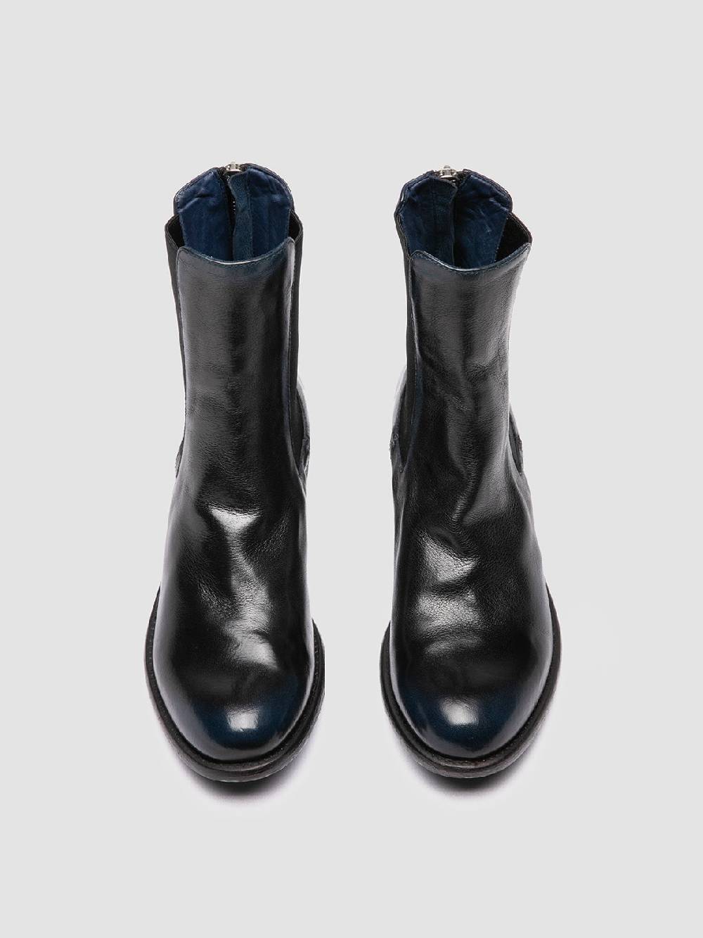 Officine Creative LIS 003 Stivaletti Chelsea In Pelle Blu