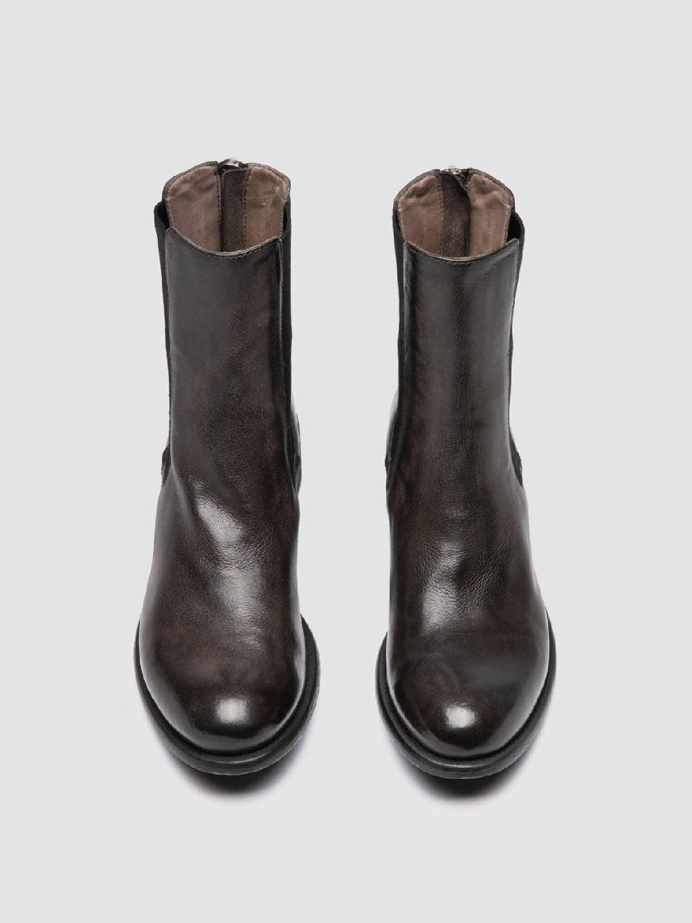 Officine Creative LIS 003 Stivaletti Chelsea In Pelle Grigia