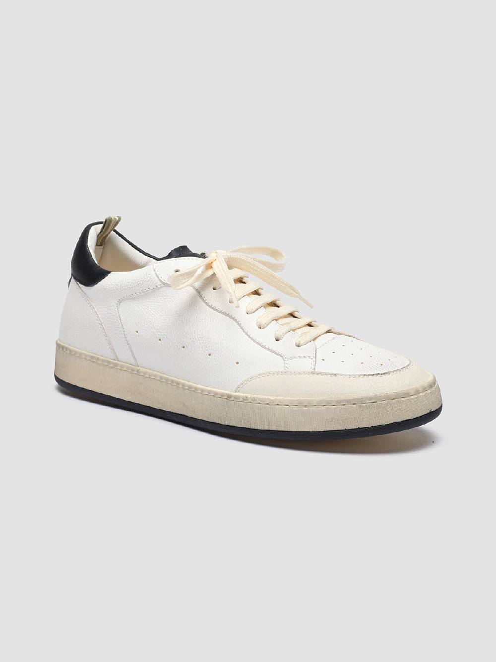 Officine Creative MAGIC 001 Sneakers In Pelle E Camoscio Bianco