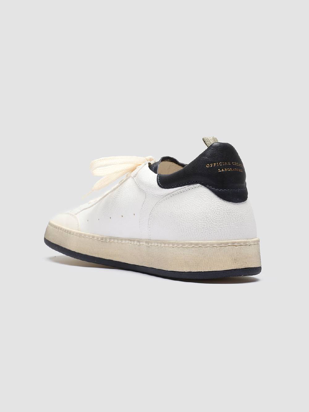 Officine Creative MAGIC 001 Sneakers In Pelle E Camoscio Bianco