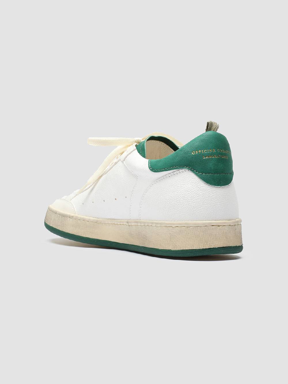 Officine Creative MAGIC 001 Sneakers In Pelle E Camoscio Bianco