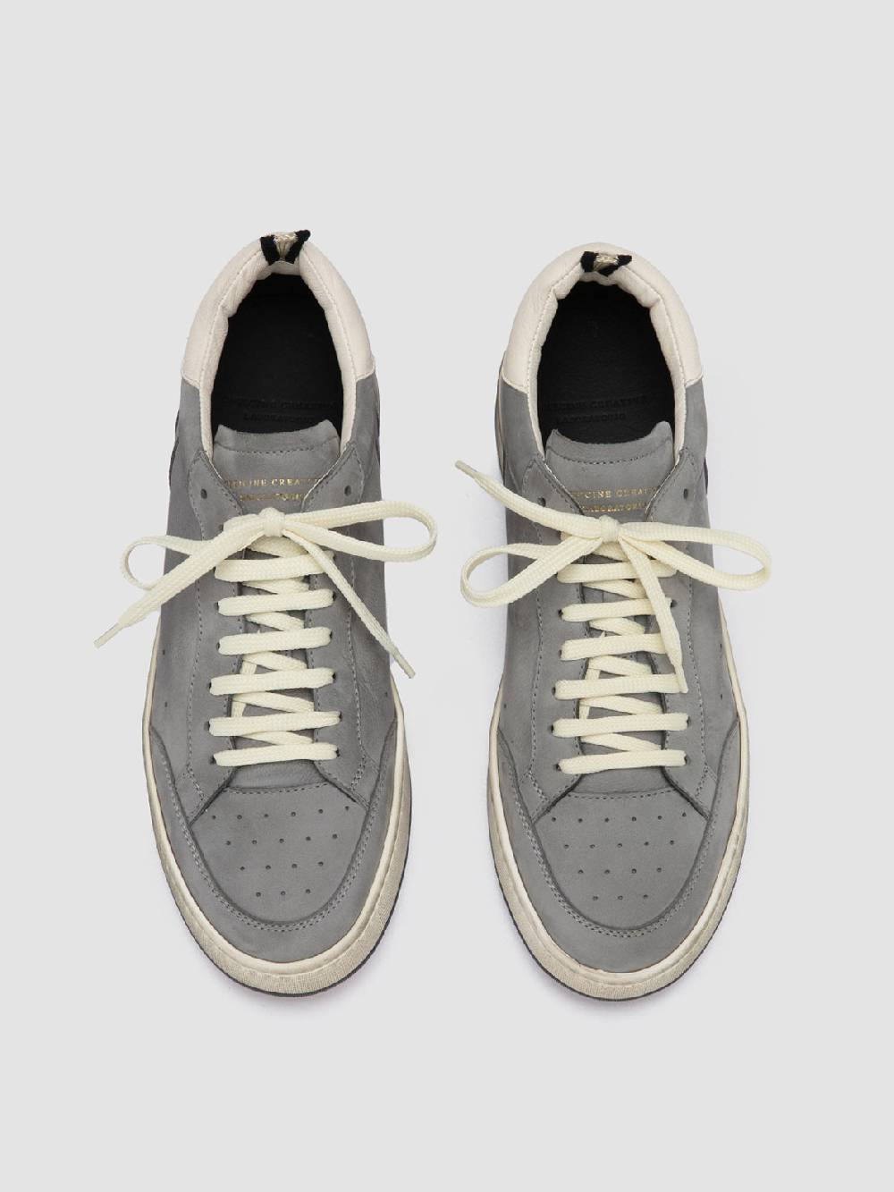 Officine Creative MAGIC 002 Sneakers Basse In Nabuk Grigio