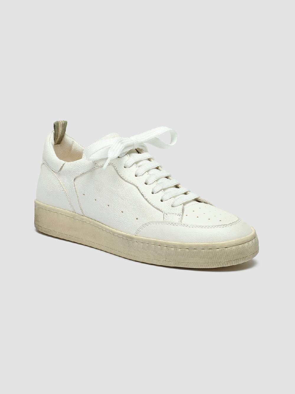 Officine Creative MAGIC 101 Sneakers In Pelle Bianca