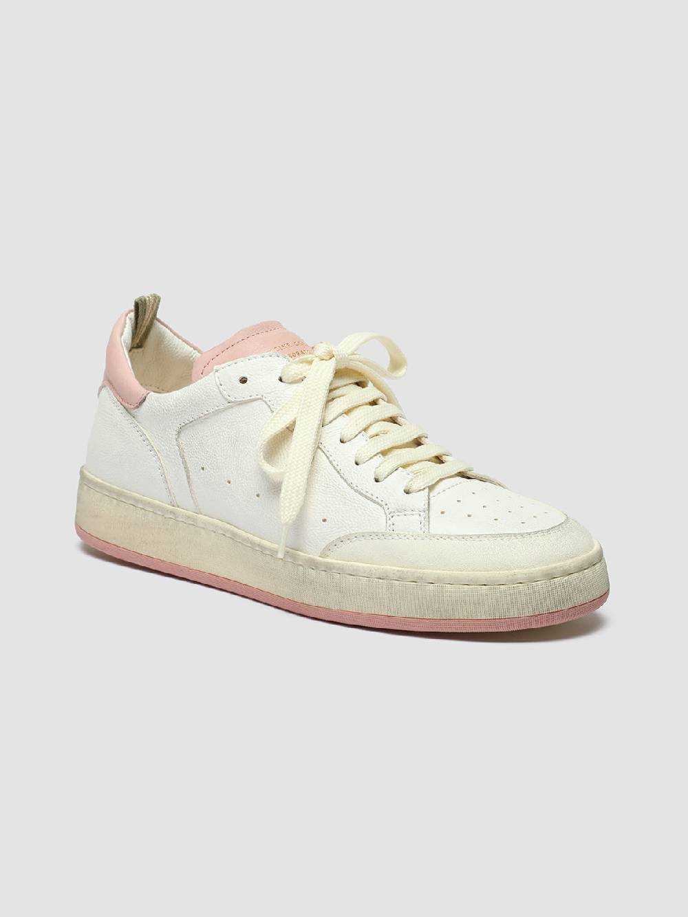 Officine Creative MAGIC 101 Sneakers In Pelle Bianca