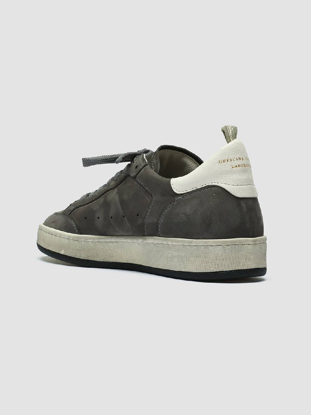 Officine Creative MAGIC 102 Sneakers In Pelle E Camoscio Grigio