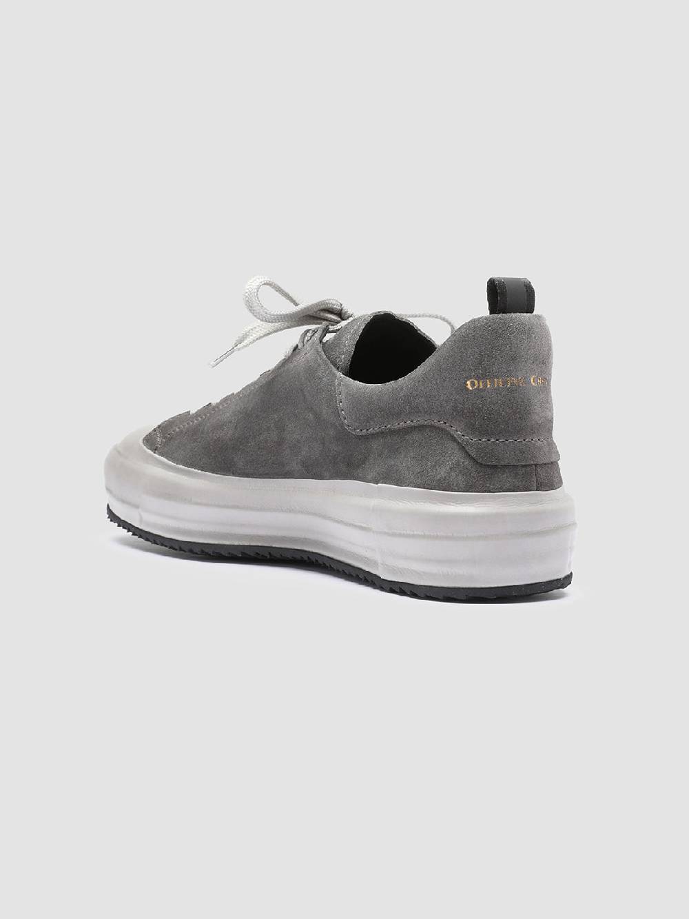 Officine Creative MES 009 Sneakers In Pelle Scamosciata Grigia