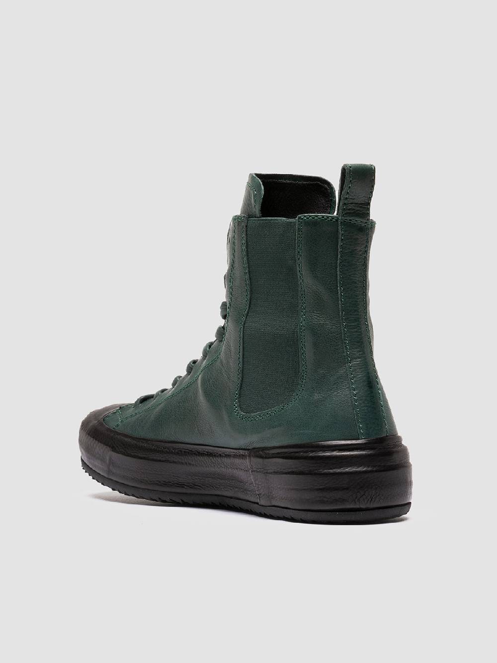 Officine Creative MES 103 Sneaker Alte In Pelle Verde