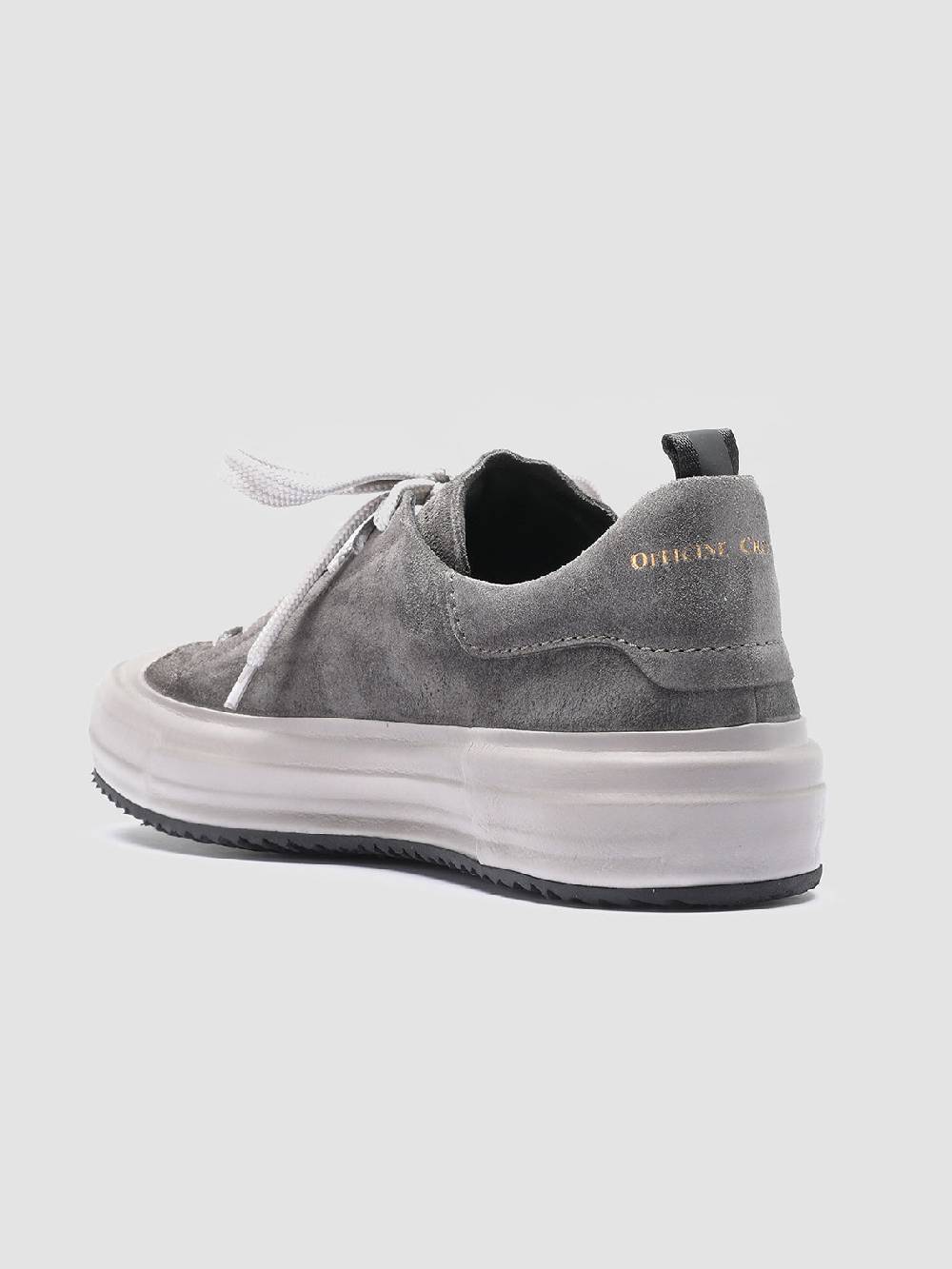 Officine Creative MES 105 Sneakers In Pelle Scamosciata Grigia
