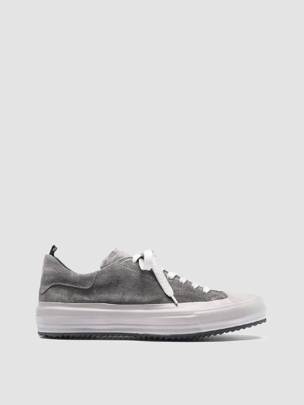 Officine Creative MES 105 Sneakers in Pelle Scamosciata Grigia