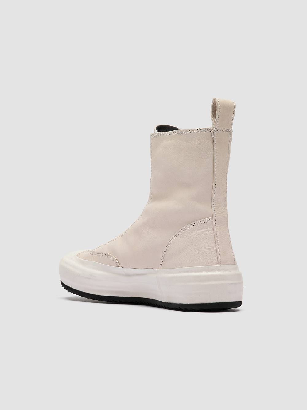 Officine Creative MES 109 Sneaker Alte In Pelle Avorio