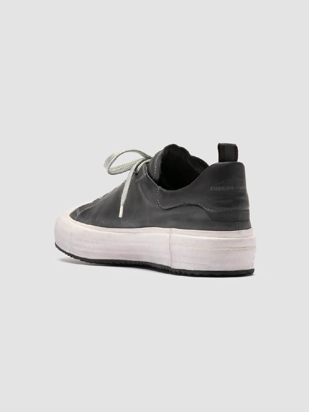 Officine Creative MES DD 001 Sneaker Basse In Pelle Grigia