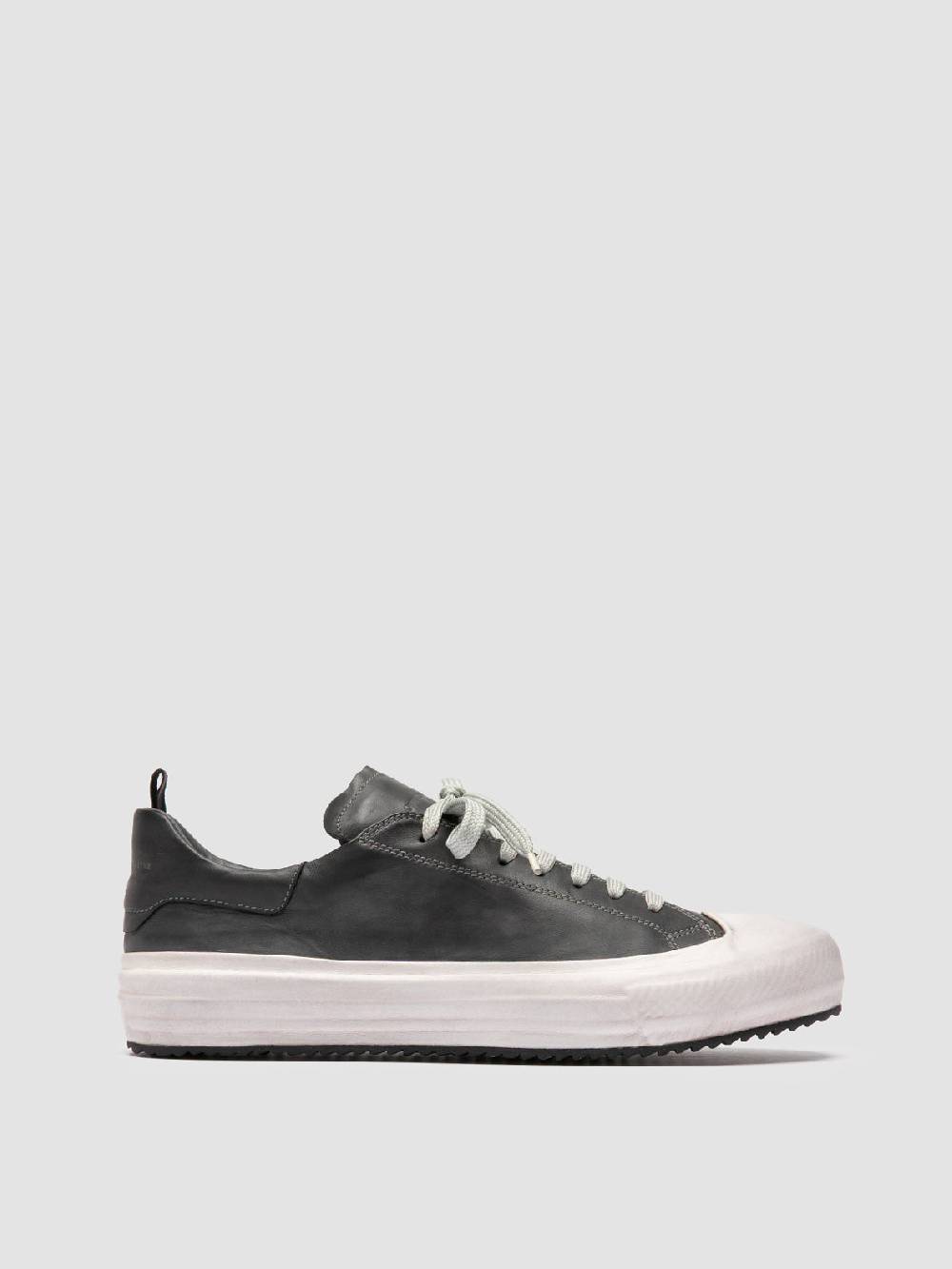 Officine Creative MES DD 001 Sneaker Basse in Pelle Grigia