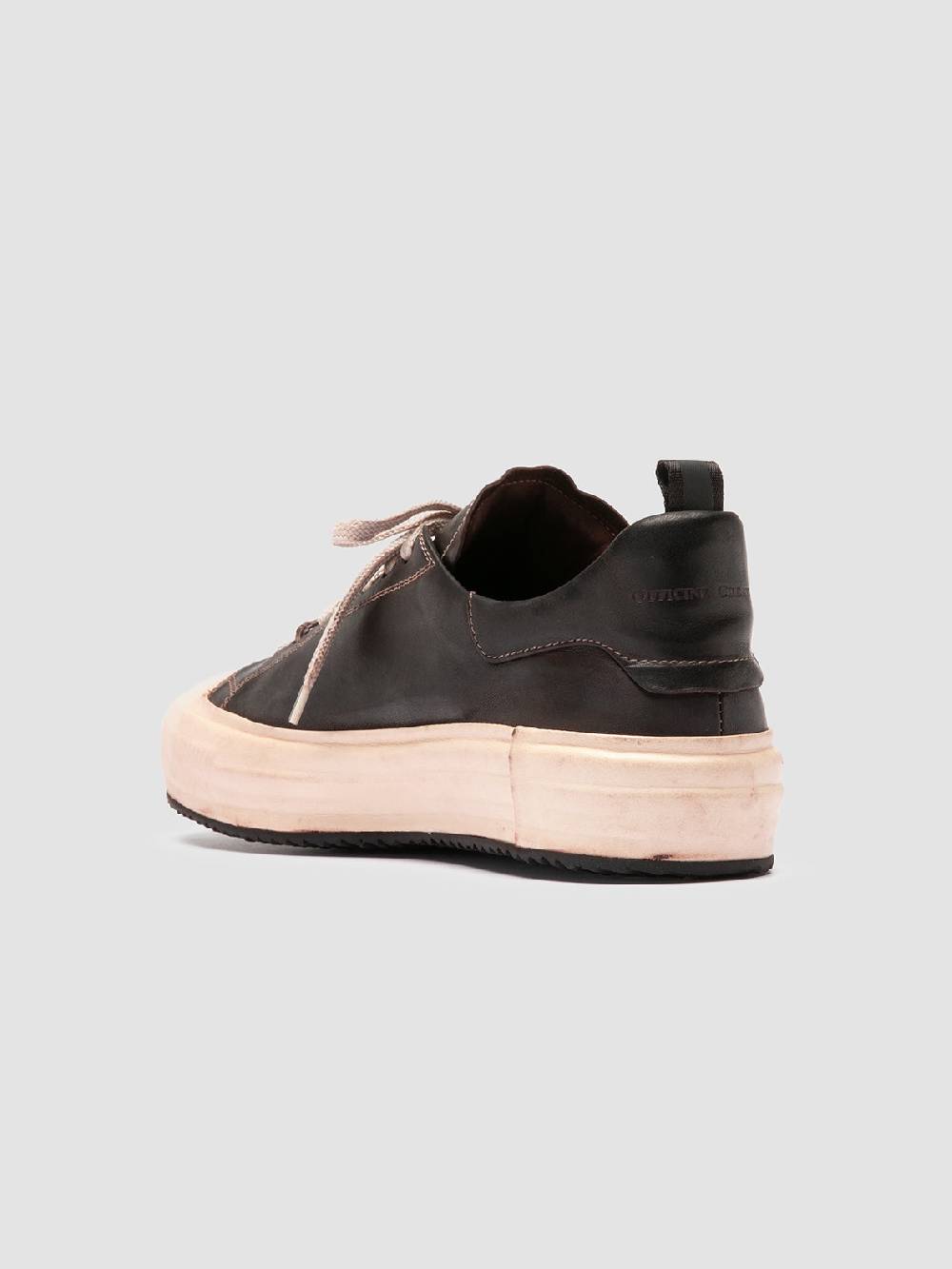 Officine Creative MES DD 001 Sneaker Basse In Pelle Marrone