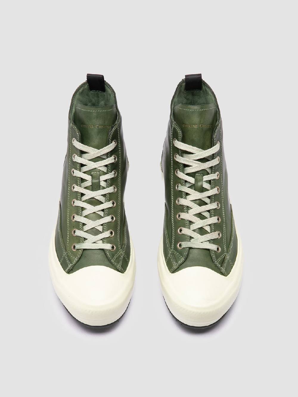 Officine Creative MES DD 002 Sneaker Alte In Pelle Verde