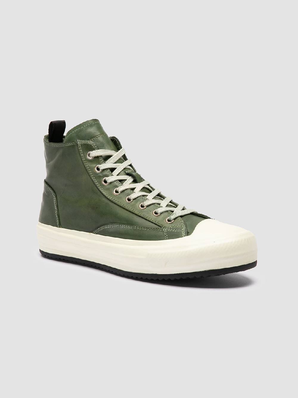 Officine Creative MES DD 002 Sneaker Alte In Pelle Verde