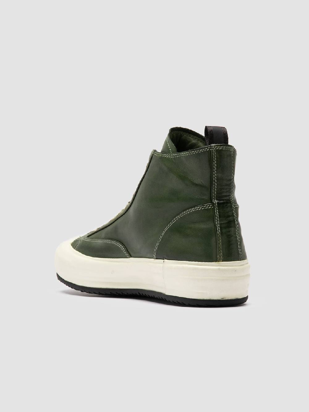 Officine Creative MES DD 002 Sneaker Alte In Pelle Verde