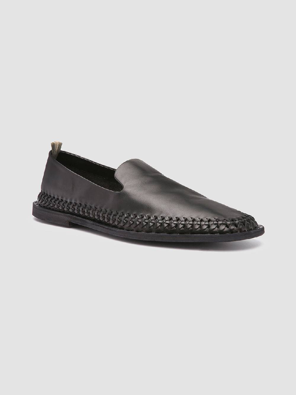 Officine Creative MILES 002 Mocassini In Nappa Nera