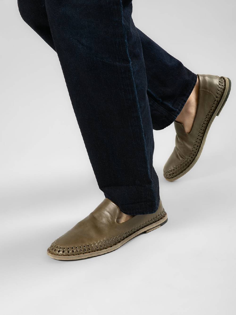 Officine Creative MILES 002 Mocassini In Nappa Nera