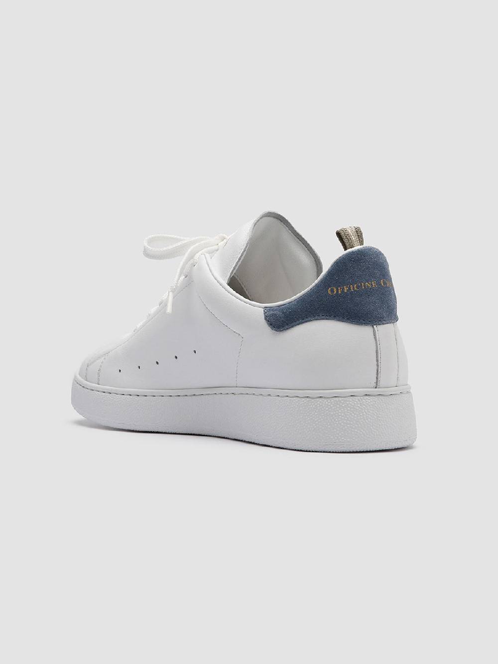 Officine Creative MOWER 002 Sneakers In Pelle Bianca