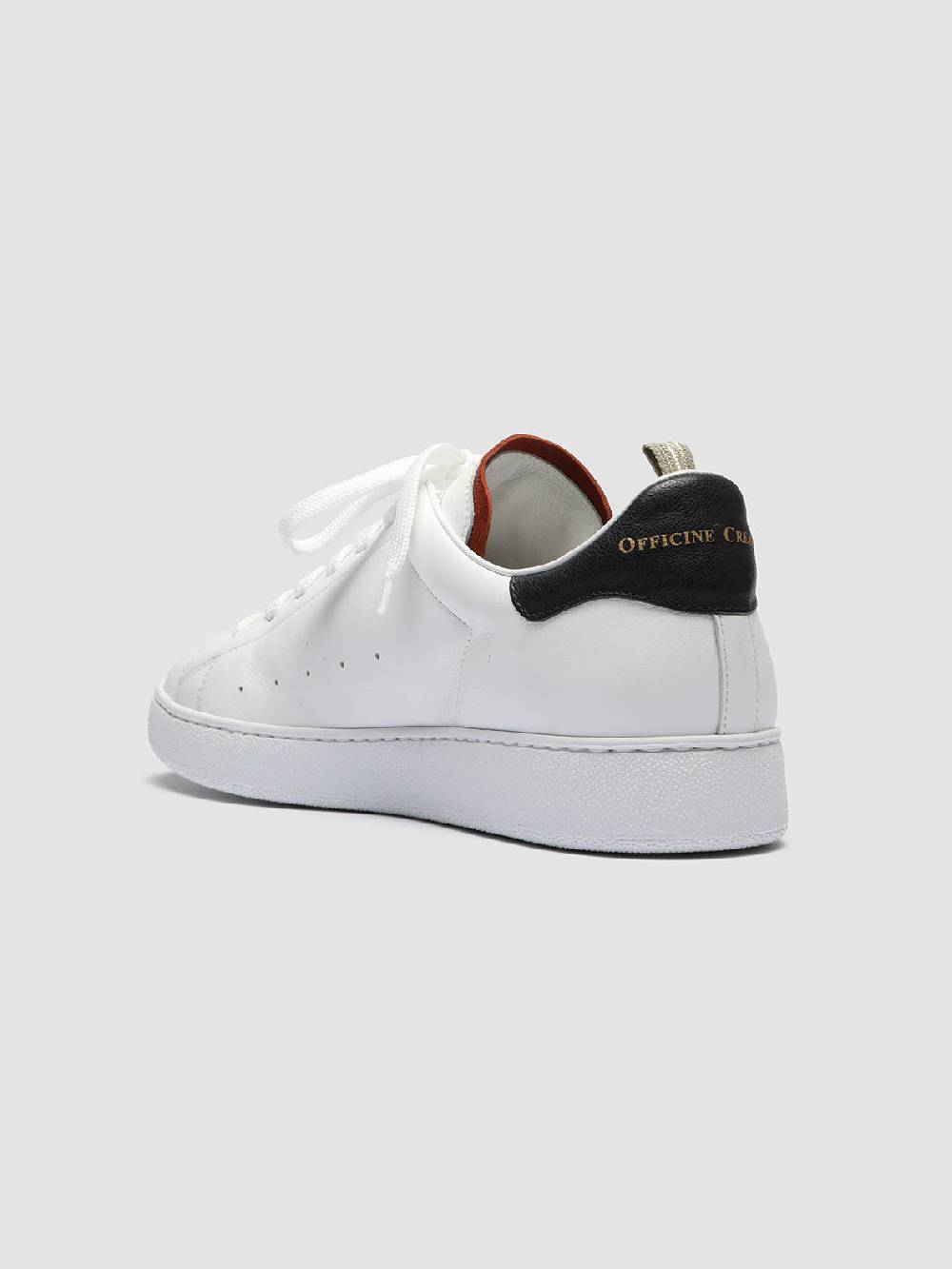 Officine Creative MOWER 005 Sneakers In Pelle Bianca