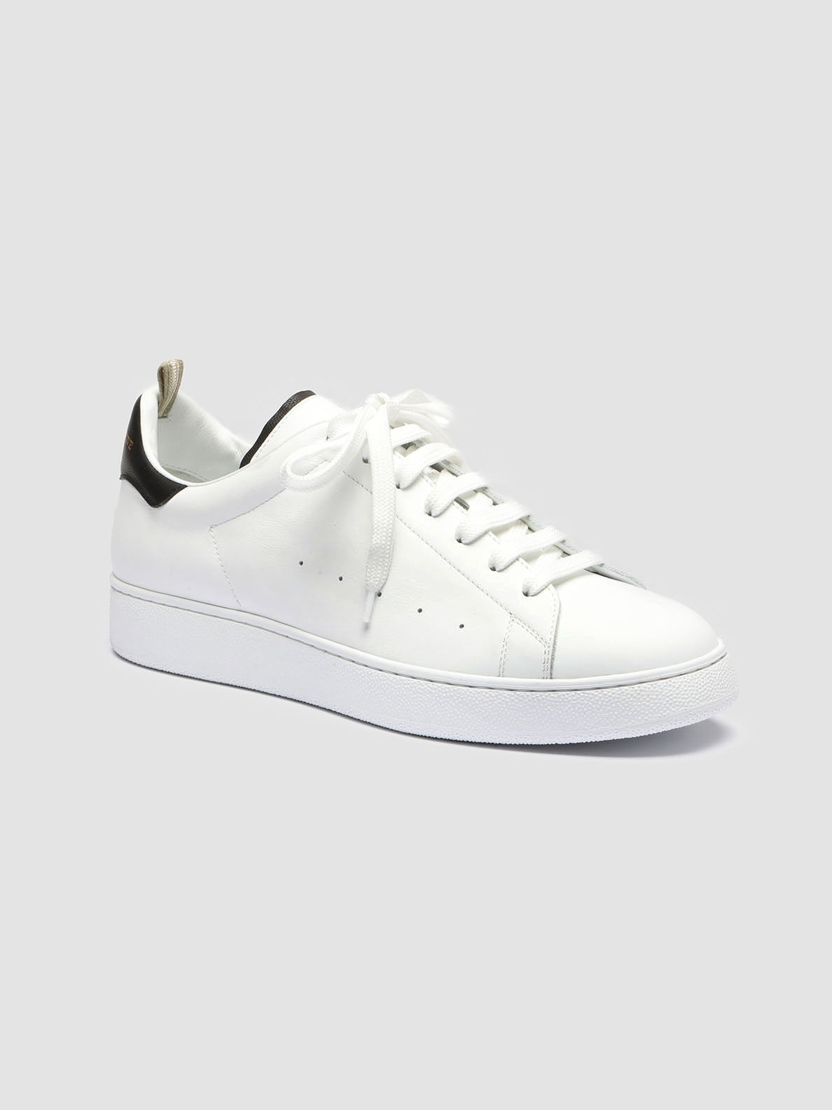 Officine Creative MOWER 005 Sneakers In Pelle Bianca