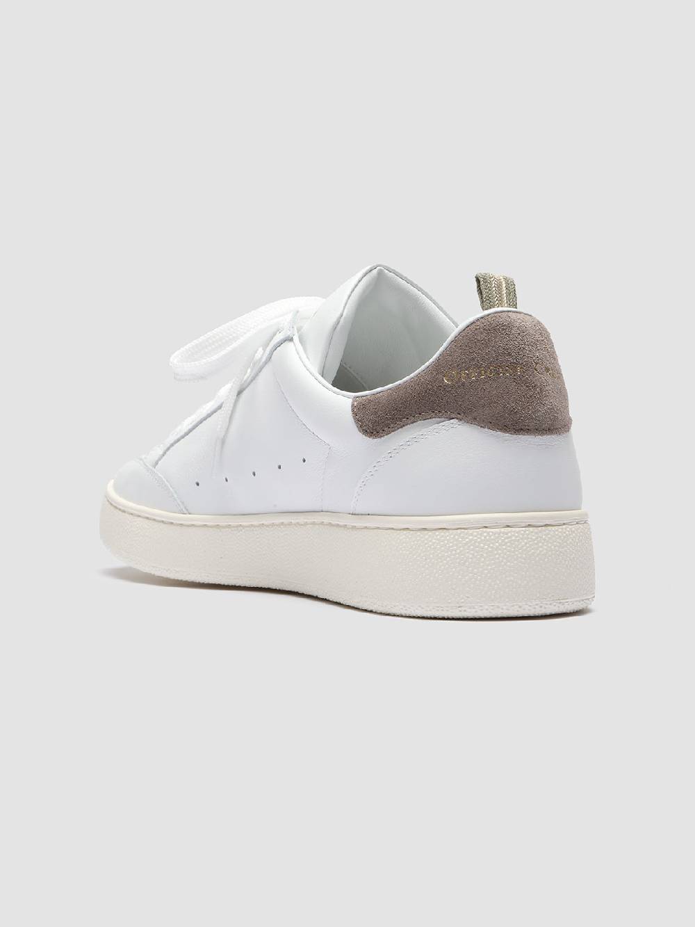 Officine Creative MOWER 007 Sneakers In Pelle Bianca