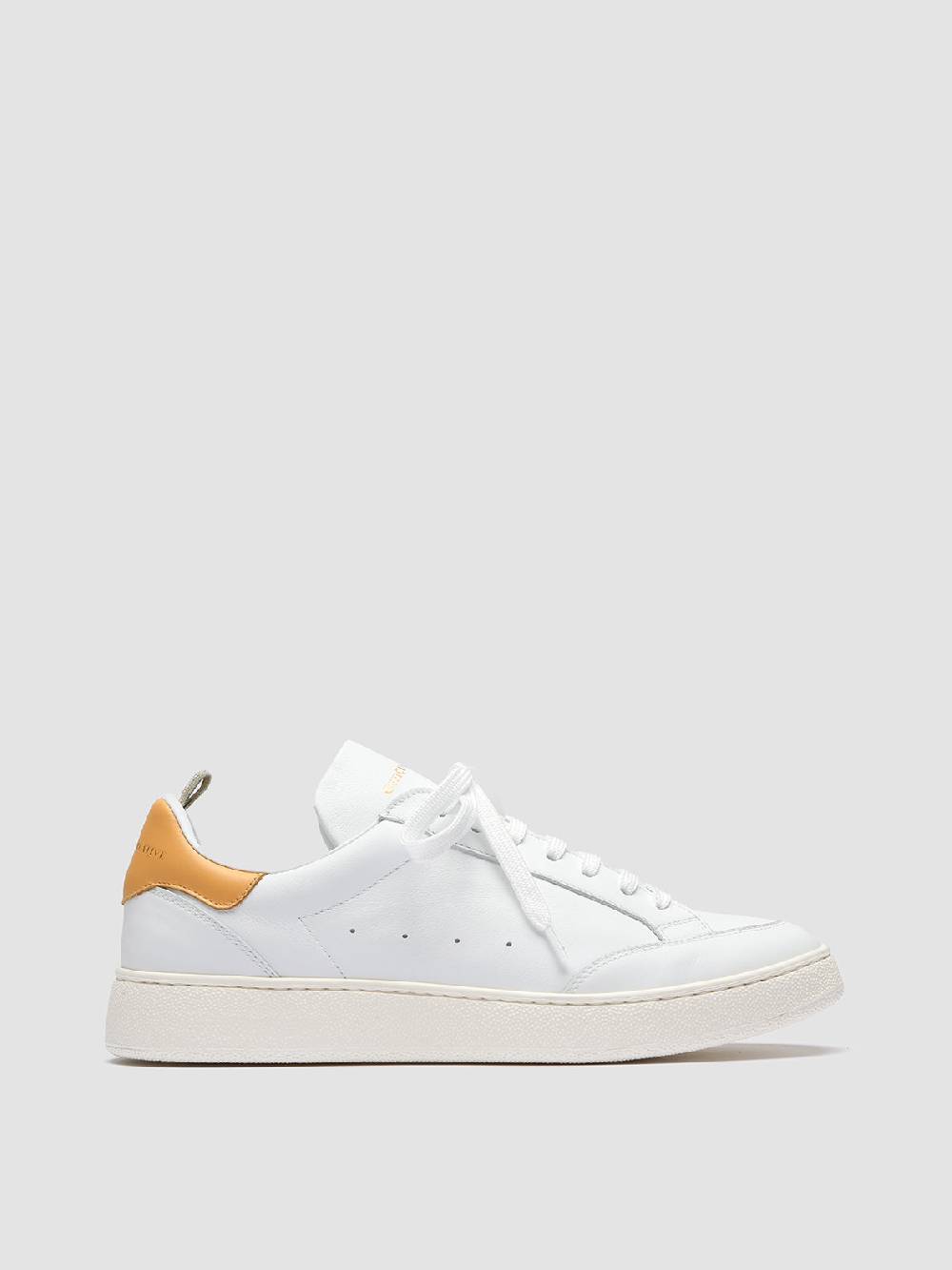 Officine Creative MOWER 007 Sneakers in Pelle Bianca