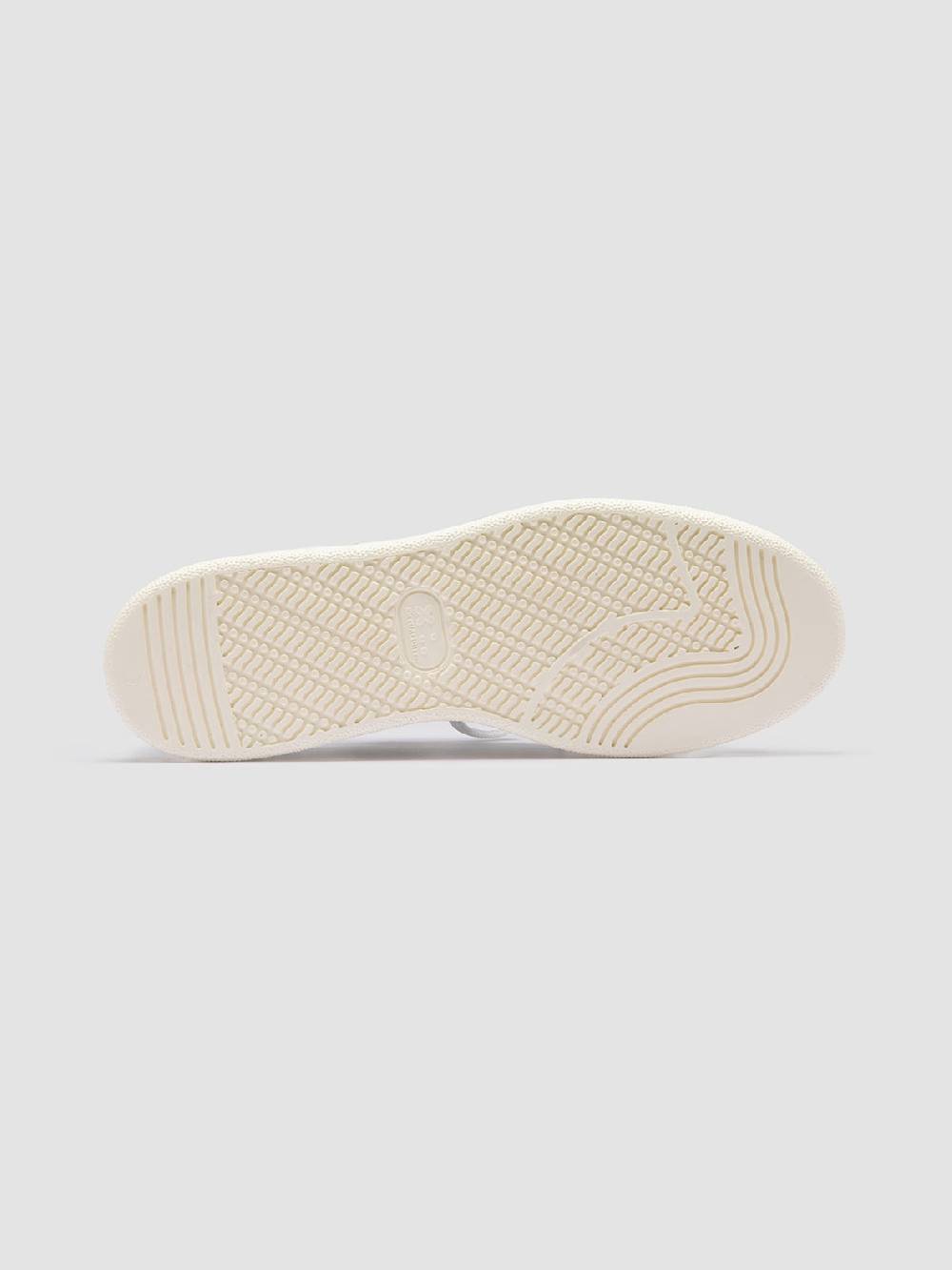 Officine Creative MOWER 008 Sneakers Basse In Pelle E Camoscio Bianca