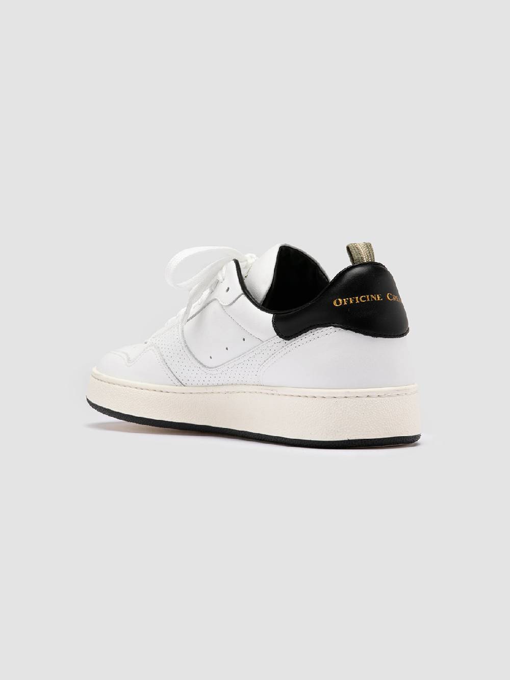 Officine Creative MOWER 016 Sneakers Basse In Pelle Bianca