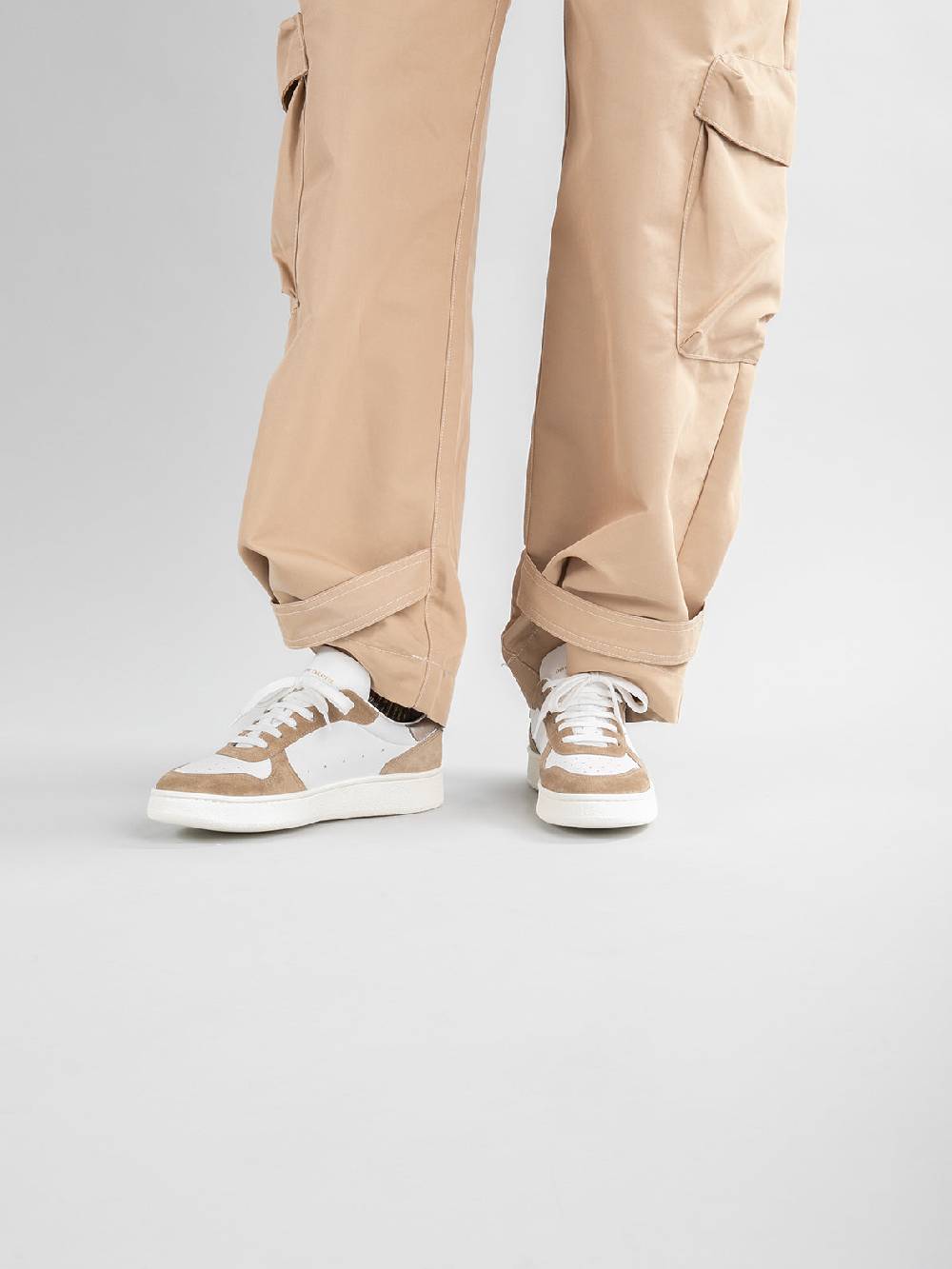 Officine Creative MOWER 110 Sneakers In Pelle Bianca