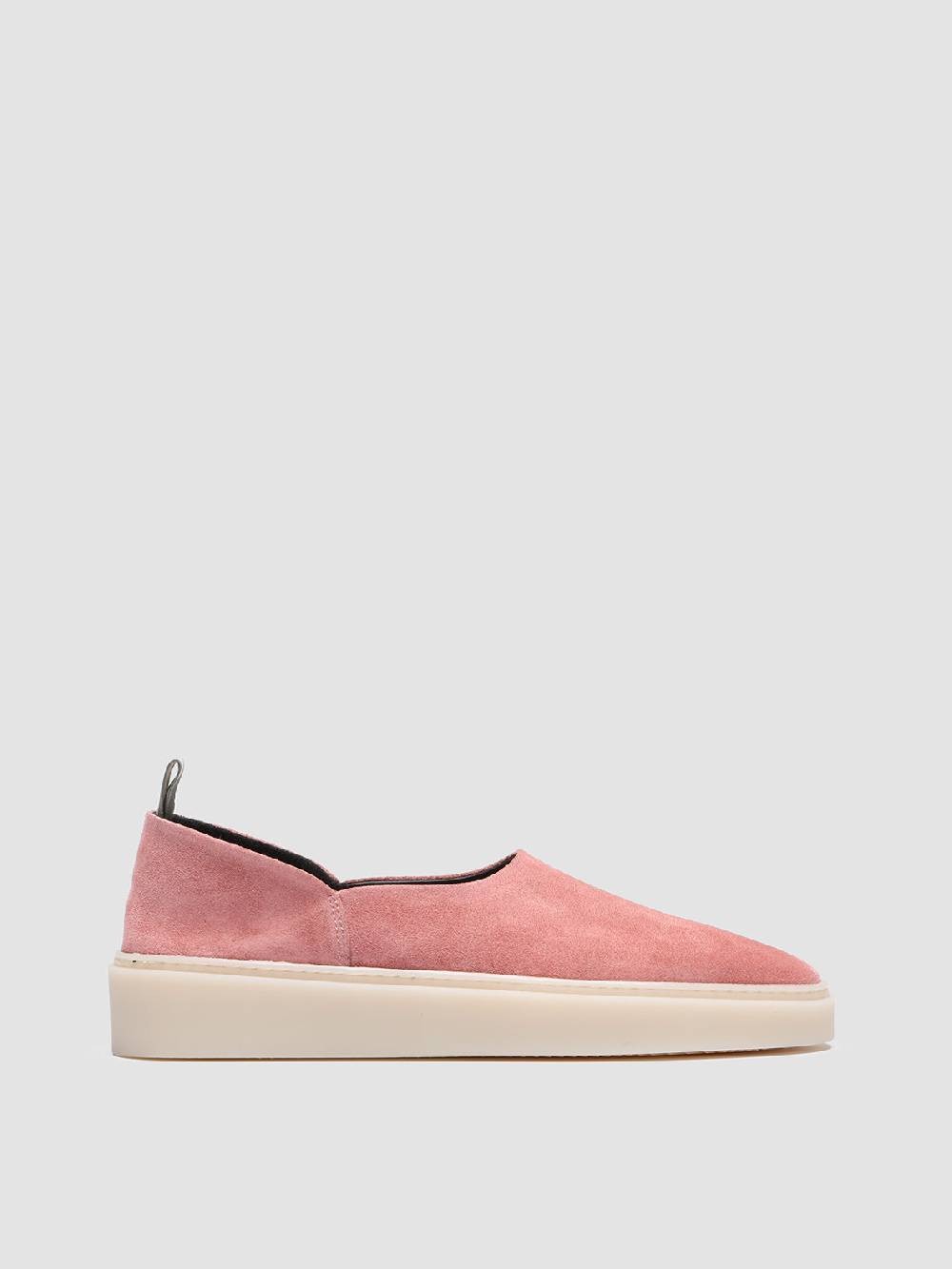 Officine Creative MUSKRAT 101 Sneaker in Pelle Scamosciata Rosa