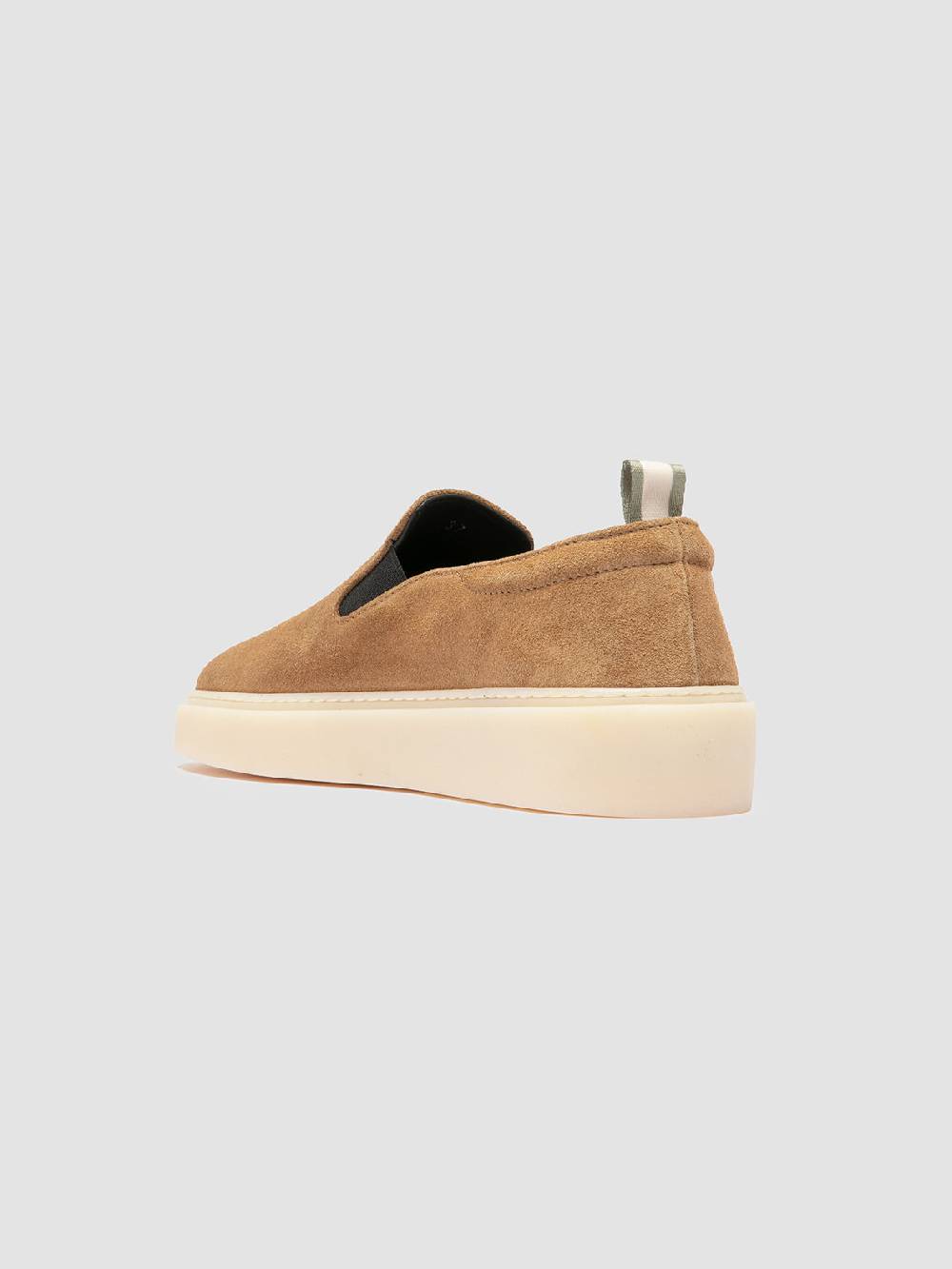 Officine Creative MUSKRAT 102 Sneaker Slip-On In Pelle Tortora
