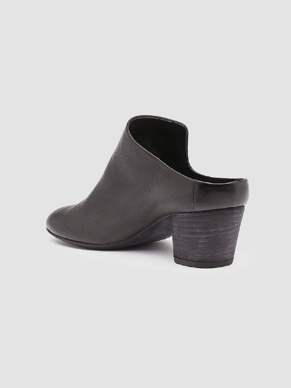 Officine Creative ADELE 003 Black Leather Sandals