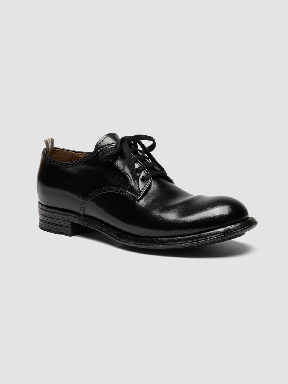 Officine Creative ADMIRAL 001 Derby In Pelle Nera