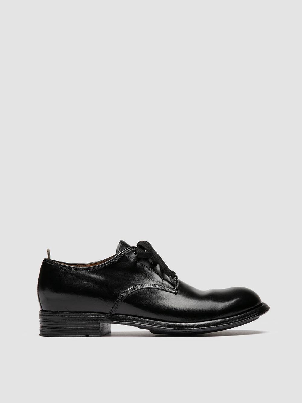 Officine Creative ADMIRAL 001 Derby in Pelle Nera