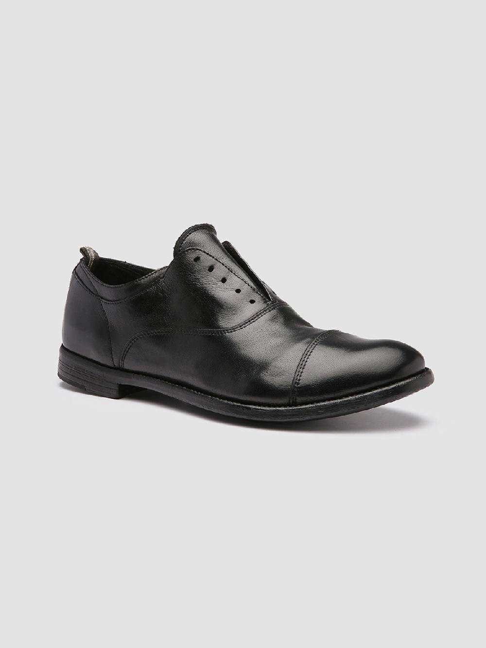 Officine Creative ARC 501 Oxford In Pelle Nera