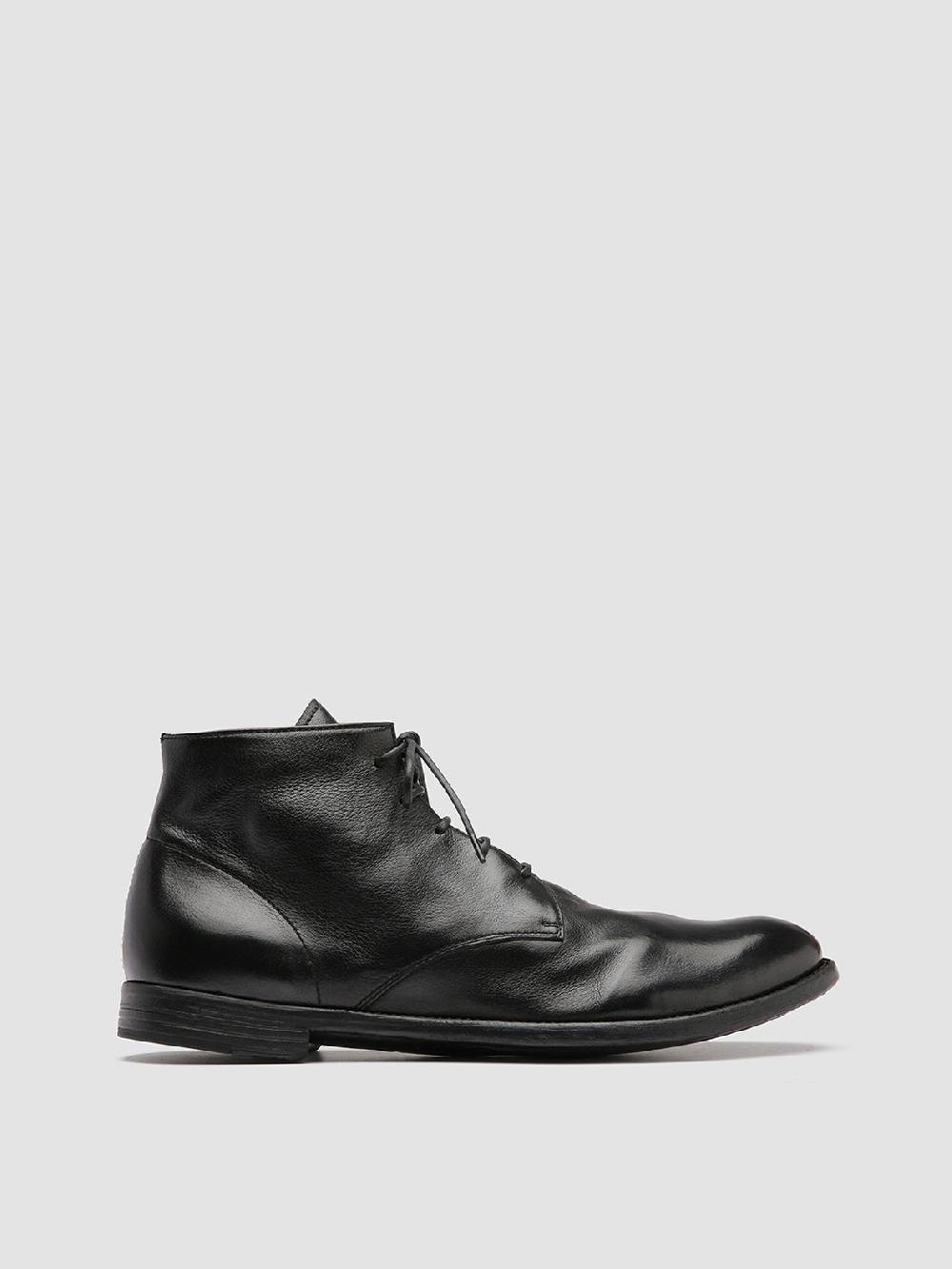 Officine Creative ARC 513 Stivaletti in Pelle Nera
