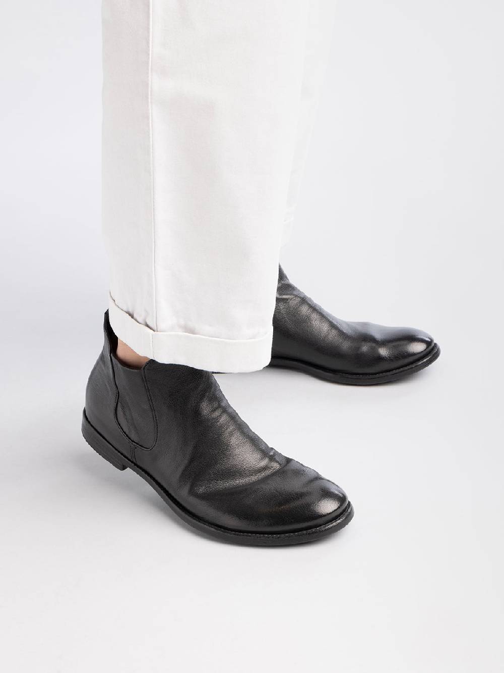 Officine Creative ARC 514 Stivaletti In Pelle Nera