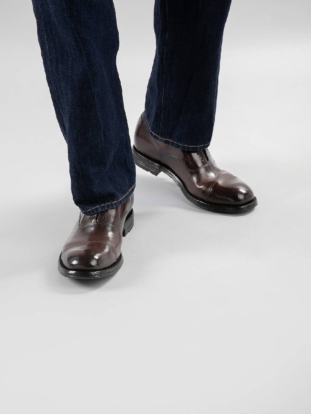 Officine Creative BALANCE 006 Oxford In Pelle Nera