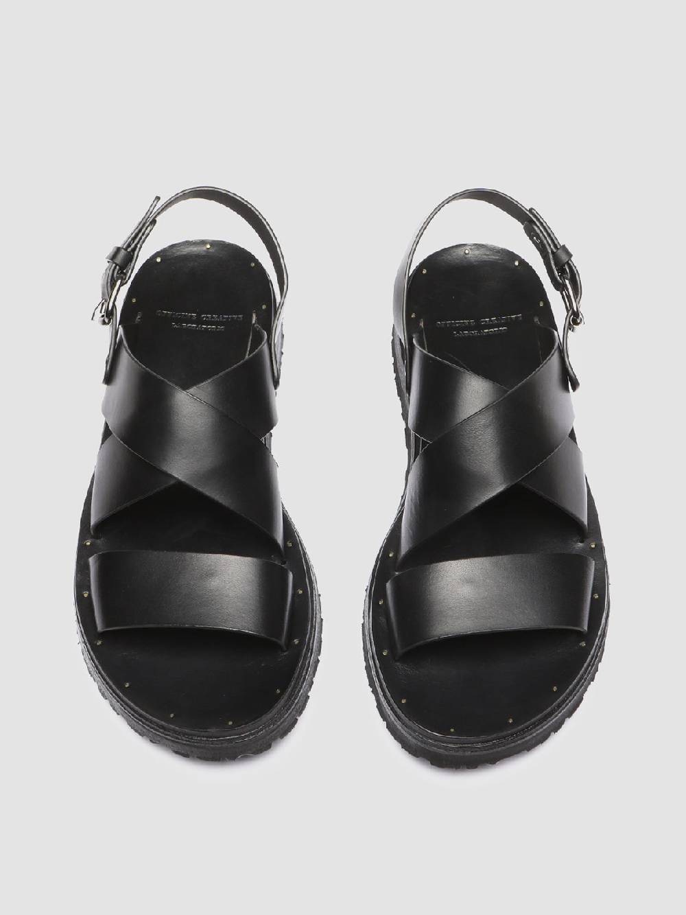 Officine Creative CHIOS 005 Sandali In Pelle Nera